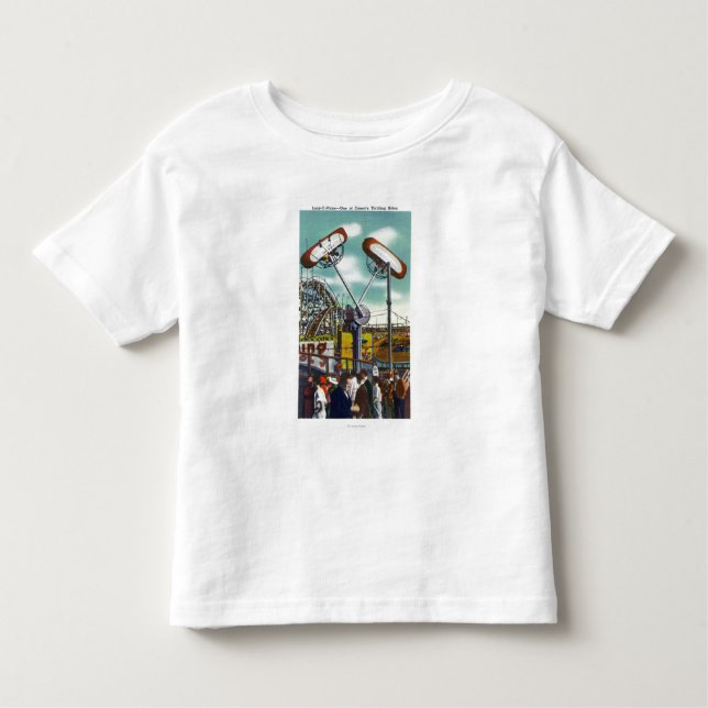 Camiseta Infantil Ideia do passeio do Laço-o-Plano # 2 (Frente)