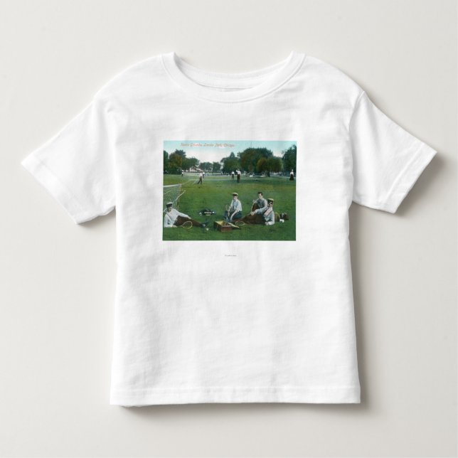 Camiseta Infantil Ideia do tênis GroundsChicago de Lincoln Park, IL (Frente)