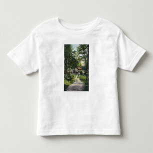 Camiseta Infantil Ideia do verde dos violinistas