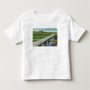 Camiseta Infantil Ideia do viaduto e do exterior do arsenal