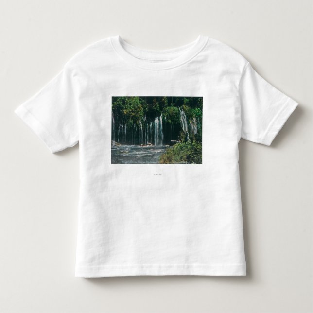 Camiseta Infantil Ideia dos primaveras de Mossbrae FallsShasta, CA (Frente)