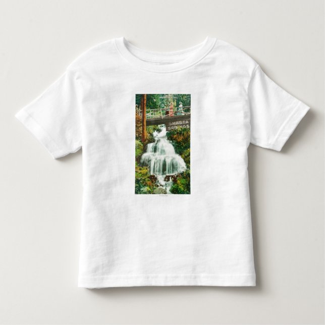 Camiseta Infantil Ideia dos primaveras mais baixos de FallsShasta, (Frente)