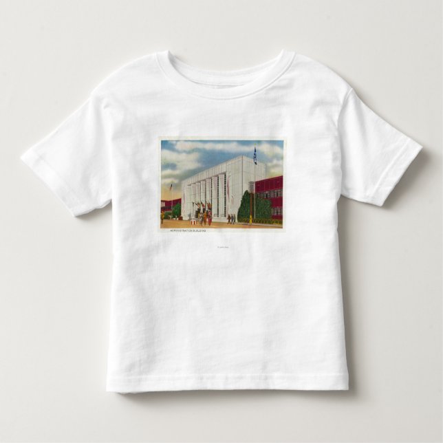 Camiseta Infantil Ideia exterior da administração Bldg (Frente)