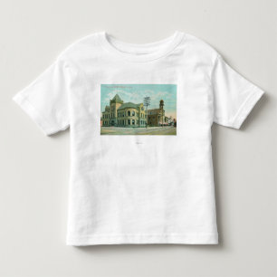 Camiseta Infantil Ideia exterior da corte HouseSanta Cruz, CA