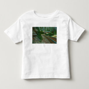 Camiseta Infantil Ideia exterior da retirada de Shasta dos caminhos