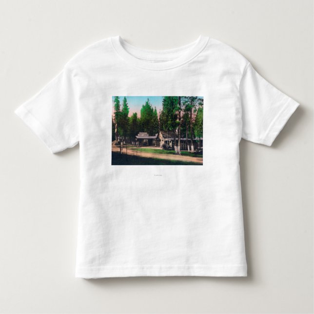 Camiseta Infantil Ideia exterior do recurso de Loch Lomond (Frente)