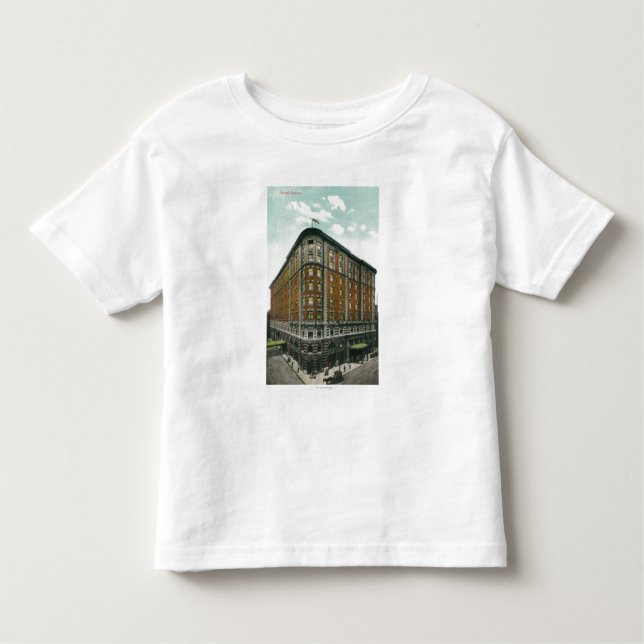 Camiseta Infantil Ideia exterior do Seneca do hotel (Frente)