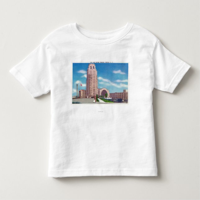 Camiseta Infantil Ideia exterior do terminal central Bldg de NY (Frente)