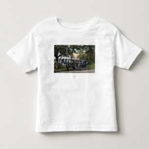 Camiseta Infantil Ideia exterior dos quartos do cargo