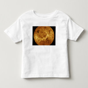 Camiseta Infantil Ideia global da superfície de Venus