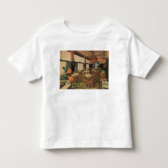 Camiseta Infantil Ideia interior da sala da papoila em Maryland Hote (Frente)