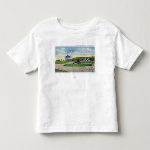 Camiseta Infantil Ideia interior da sala de comércio no francês