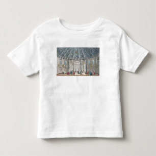 Camiseta Infantil Ideia interior da sala elegante da música