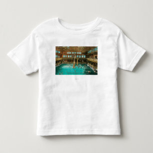 Camiseta Infantil Ideia interior dos banhos de natação