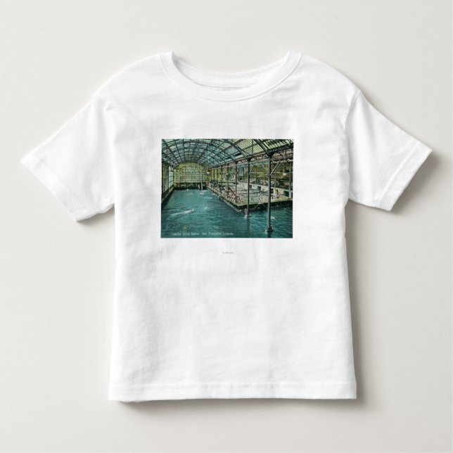 Camiseta Infantil Ideia interior dos banhos internos de Sutro (Frente)