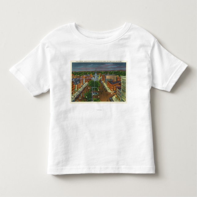 Camiseta Infantil Ideia oriental da praça pública, pulso de disparo (Frente)