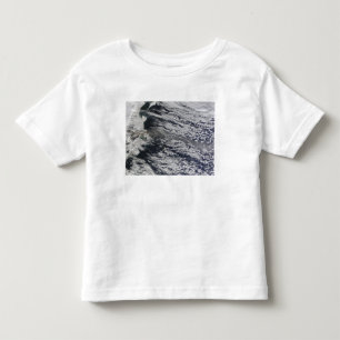 Camiseta Infantil Ideia satélite de uma pena 3 da cinza