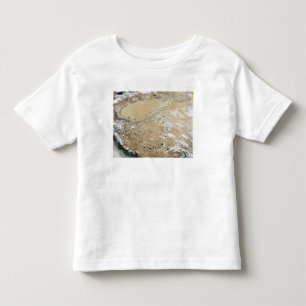 Camiseta Infantil Ideia satélite do platô tibetano