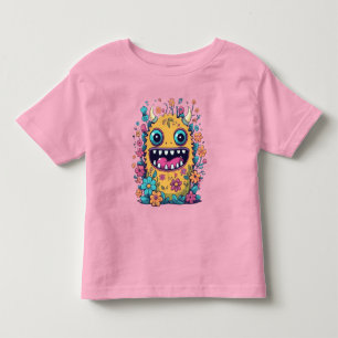 Camiseta Infantil Ideias bonitas de presentes de monstro
