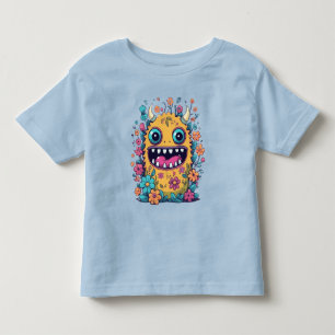 Camiseta Infantil Ideias bonitas de presentes de monstro
