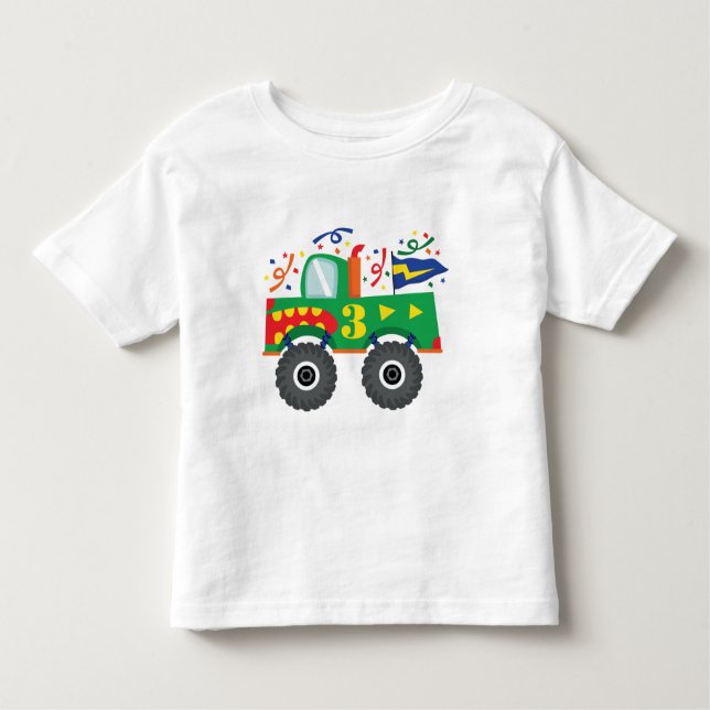 Camiseta Infantil Ideias do presente de aniversário de 3 anos (Frente)