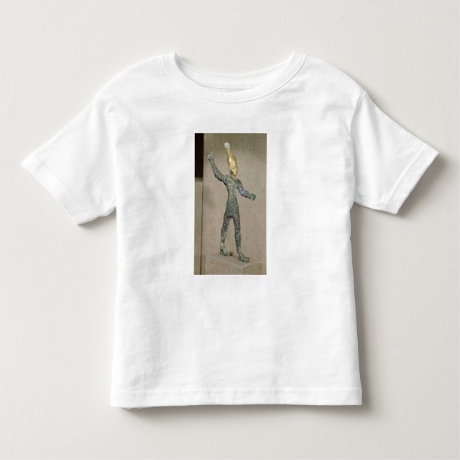 Camiseta Infantil Ídolo do Baal do deus, de Ugarit, Syria (Frente)