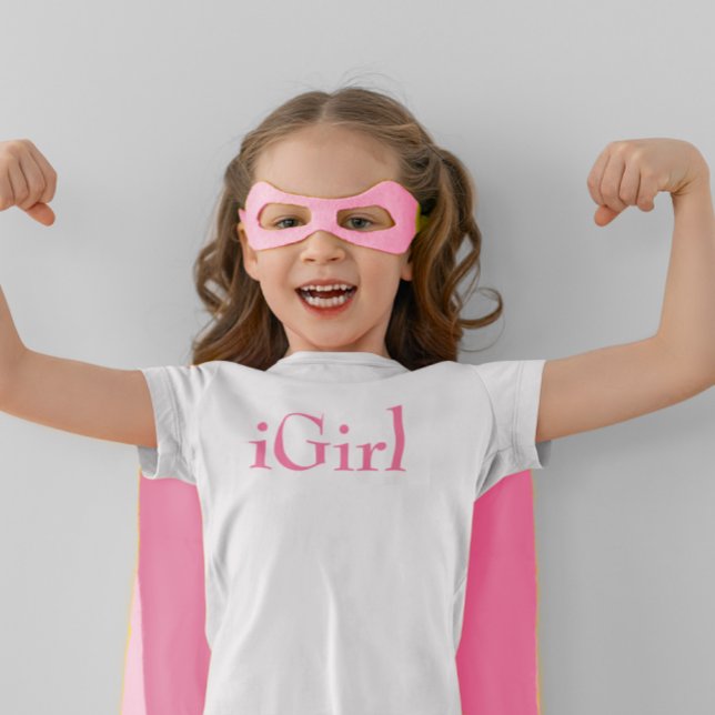 Camiseta Infantil iGirl Macacão - (Criador carregado)