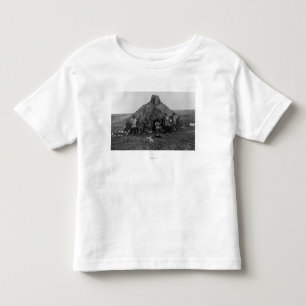 Camiseta Infantil Iglu Eskimo perto de Nome, fotografia de Alaska
