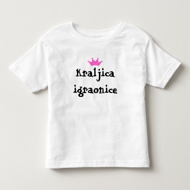 Camiseta Infantil Igraonice de Kraljica (Frente)