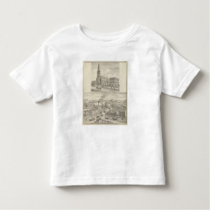 Camiseta Infantil Igreja Católica e escola de St Lawrence