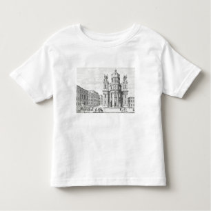 Camiseta Infantil Igreja de Notre Dame, Salzburg, Áustria, 'de