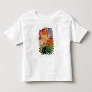 Camiseta Infantil Igreja decorada com bandeiras