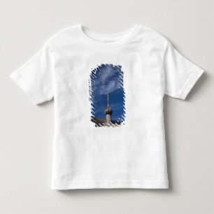 Camiseta Infantil Igreja Ortodoxa Russa tradicional de madeira