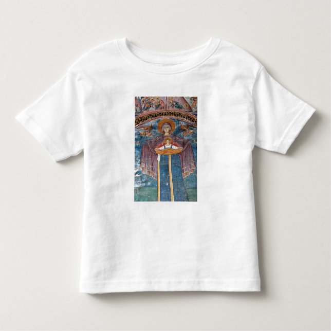 Camiseta Infantil Igreja Ortodoxa Sérvia e um sítio da UNESCO, (Frente)