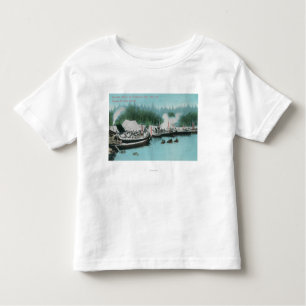 Camiseta Infantil Ilha de Japonski - nativos de Potlatchers & de