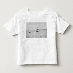 Camiseta Infantil Ilha de López, WA - balsa San Juan de Rosáalia