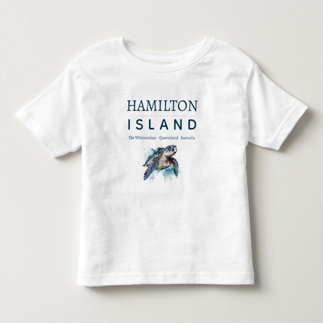 Camiseta Infantil Ilha Hamilton (Frente)
