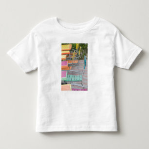 Camiseta Infantil Ilhas ABC, ARUBA, Palm Beach: Café Colorido