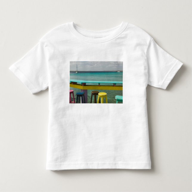 Camiseta Infantil Ilhas ABC, BONAIRE, Kralendijk:Vista de Oceano (Frente)