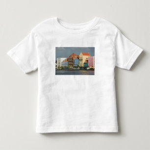 Camiseta Infantil Ilhas ABC, CURACAO, Willemstad: Frente da Orla 2