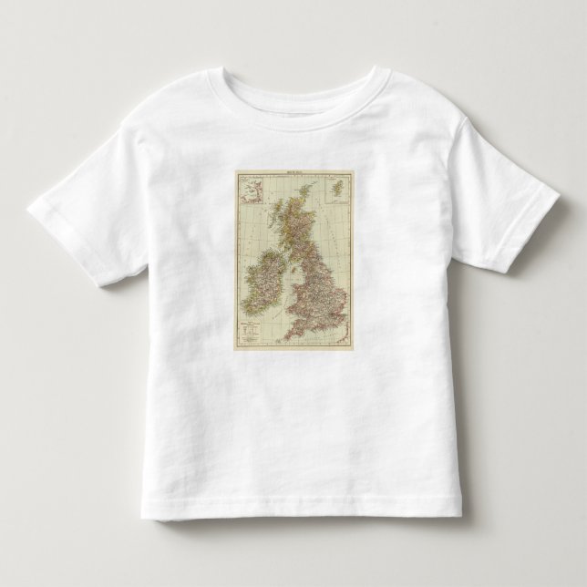 Camiseta Infantil Ilhas britânicas 10 (Frente)