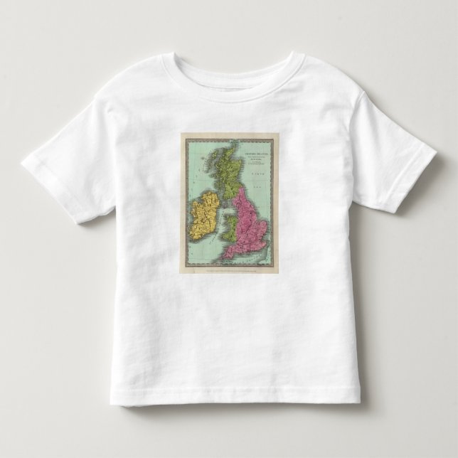 Camiseta Infantil Ilhas britânicas 2 (Frente)