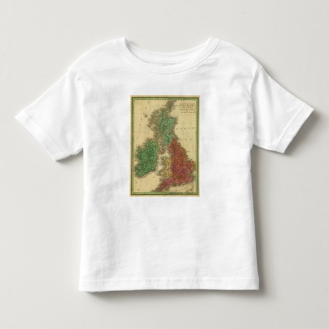 Camiseta Infantil Ilhas britânicas 4 (Frente)