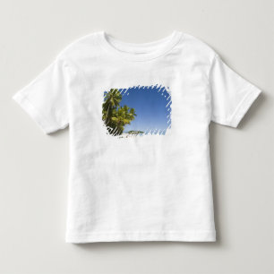 Camiseta Infantil Ilhas Cook, Aitutaki. Tour de canoa polinésia para
