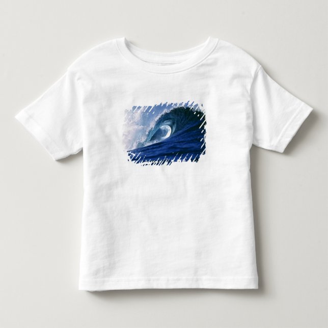 Camiseta Infantil Ilhas Fiji, Tavarua, Cloudbreak. Uma onda (Frente)