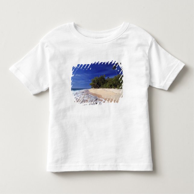 Camiseta Infantil Ilhas Fiji, Tavarua. Esta praia em Tavarua. (Frente)