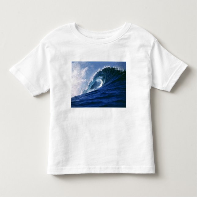 Camiseta Infantil Ilhas Fiji, Tavarua, Nudbreak. Uma onda (Frente)