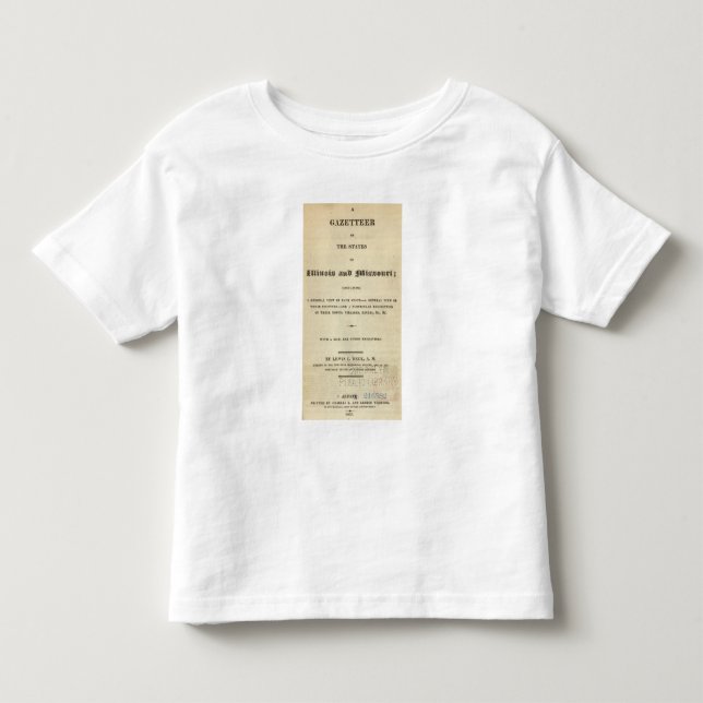 Camiseta Infantil Illinois e Missouri 2 (Frente)