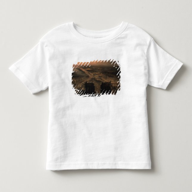 Camiseta Infantil Iluminação de Notre Dame (Frente)