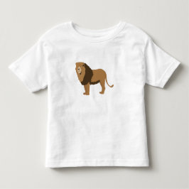 Camiseta Infantil Ilustração Animal Lion Selgle